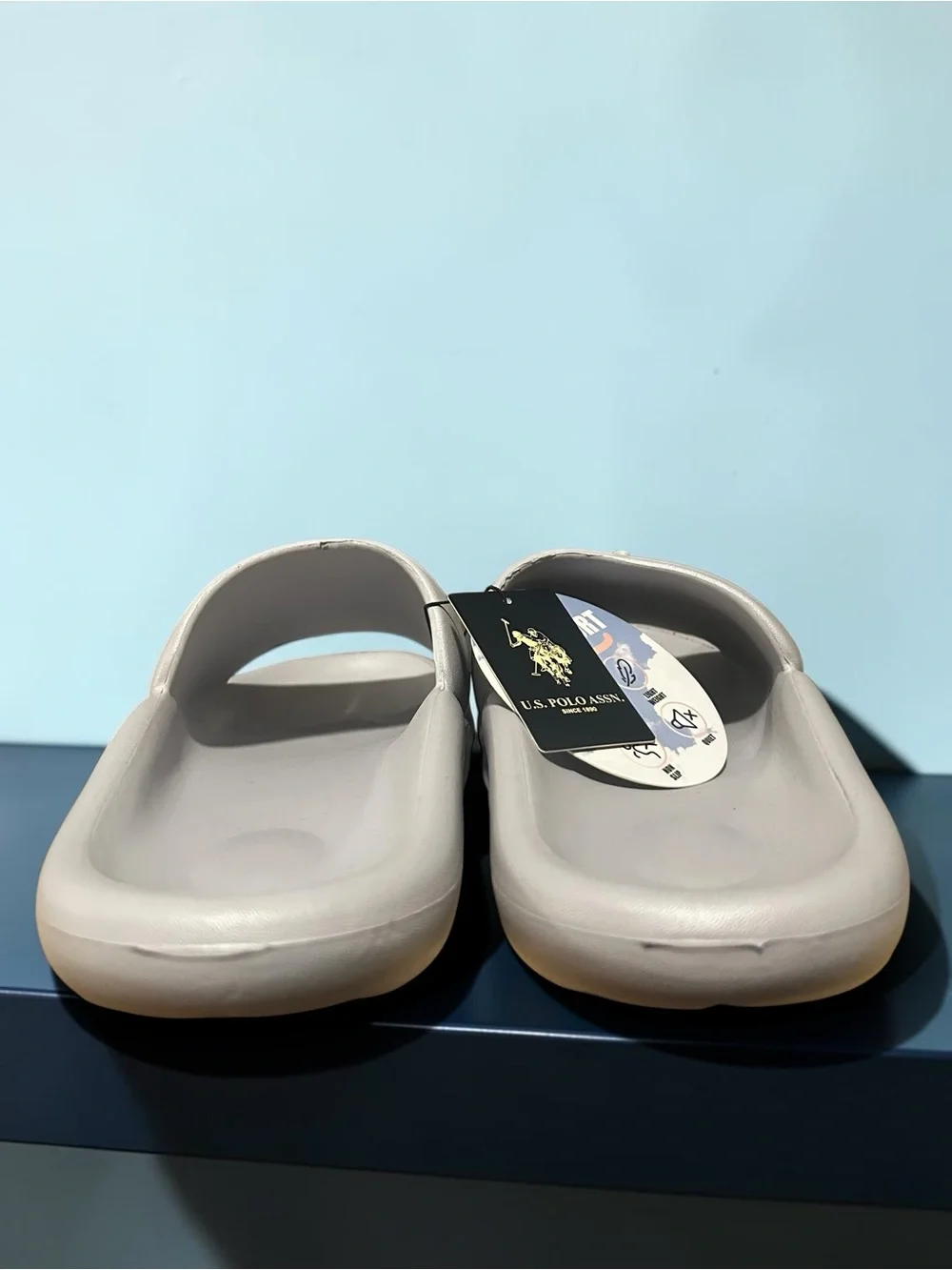 Polo by Ralph Lauren Beige Slide Sandals
